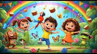 Ultimate Rainforest Rhythm Counting Song for Kids | Learn Numbers & Jungle Animal Sounds 🐒🦜🎶