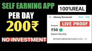 NEW EARNING APP TODAY|WITHOUT INVESTMENT|With payment proof|Pocket Earn|@techtryearnings( telugu)