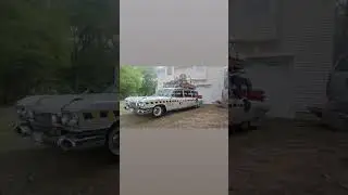 Ecto1A light test May 2025 #ghostbusterscar