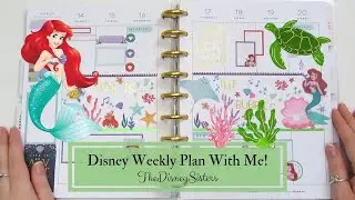 Happy Planner Disney Princess Plan With Me | March 2022 Weekly Spread - TheDisneySisters