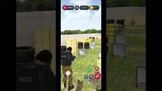 Police Training with my Dog🗿 #gaming #training #warzone #dog #niikkilive #shorts