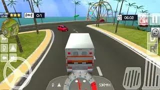 Emergency Ambulance Driving Simulator 2021_ Summer Coast Guard Beach Bay_ Android Gameplay #16