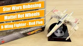 Hot Wheels Starships Select X-Wing Fighter (Red Five) - Star Wars Unboxing