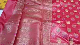 Pure Munga Tussar Benarasi Saree With BP Premium Quality