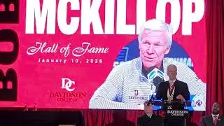 Bob Mckillop Davidson College Hall of Fame Speech 1/10/26