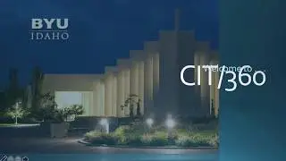 Welcome to CIT 360