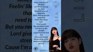 Lisa's Kill this love rap part 💜 English version ✨ #lisa #lyrics #blackpink
