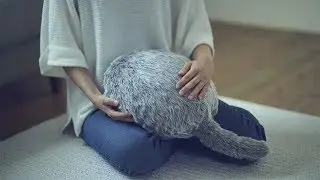 Robotic pillow pet designed to relieve anxiety and stress