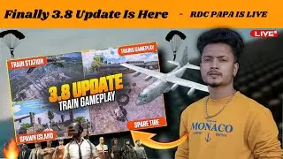 Finally Bgmi 3.8 Update is Here | New Train , Monster Character, Spawn island | New A13 Royalpass