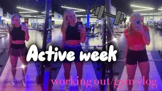 Active week in my life // ￼ gym, cardio, lifting, and more!