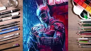 Drawing The BATMAN 2022 (Robert Pattinson)