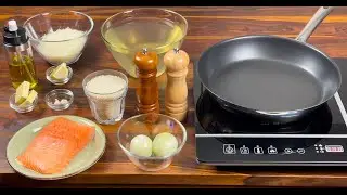 Risotto mit Lachs, schnelles und sehr leckeres Rezept (salmon risotto)