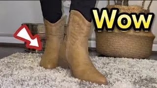 Women&rsquo;s Synthetic Leather Cowboy Boots | First Impression
