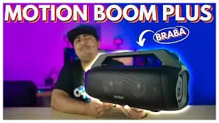 ANKER MOTION BOOM PLUS - A POTENCIA QUE FALTAVA! [Unboxing e Review em Português]