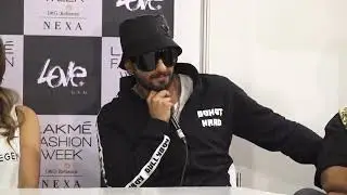 RANVEER SINGH & GULLY BOY TEAM IN LFW FOR GULLY GEN COLLECTION.mp4