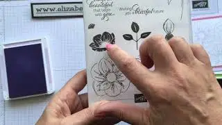 Floral Essence Simple Stamping Card
