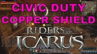 Riders of Icarus - How to Craft Copper Shield in Civic Duty Quest