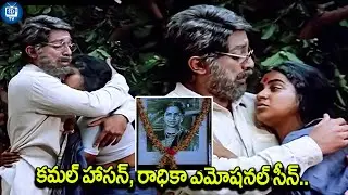 కమల్ హాసన్, రాధికా ఎమోషనల్ సీన్..| Swathi Muthyam Movie Emotional Climax Scene | iDream TV