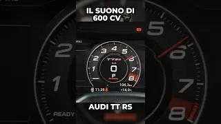 Come suona un 5 cilindri da 600 CV? Audi TTRS #shorts