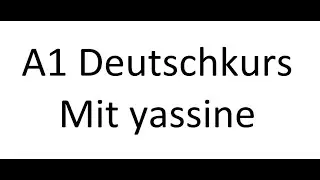 A1 Deutschkurs -2- (konjugation)...cours d'allemand A1 -2- (conjugaison)