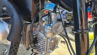 Making a mesh air filter for my 110cc Z50r