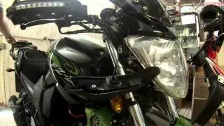 Cubre puños con led de yamaha fz 16 s