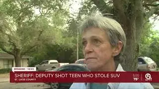 Sheriff: Deputy shot 14-year-old who stole vehicle, rammed patrol car in St. Lucie County