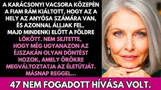 Karácsonykor A Fiam Megalázott: „Ez A Hely Az Anyósomé—Állj Fel!“ És Utána…