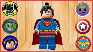 슈퍼히어로 슈퍼맨 그림자를 찾아라!! Wrong Superheroes Puzzle [YEYE Tube]
