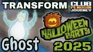Club Penguin Journey | How To TRANSFORM Into A GHOST! 👻 | Halloween Party 2025 👻