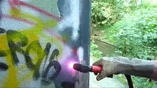 PCT Plasma Graffiti Entfernung. Mit Plasma gegen Graffiti Plasma statt Chemie