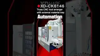 Truss CNC tool arranger with external material tray #cnc#manufacturing #automatedsolutions