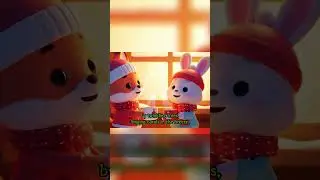 Snowy Christmas Dream ❄️✨ | Calm Christmas Song for Kids | #Shorts