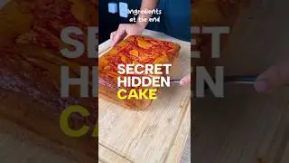 The Secret Layer Hidden Inside This Cake 😱🍓 #easyrecipes #recipe #tutorial #foodbyu