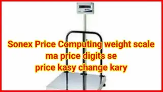 Весы Sonex Price Computing | Изменение цены | Как увеличить или уменьшить цену
