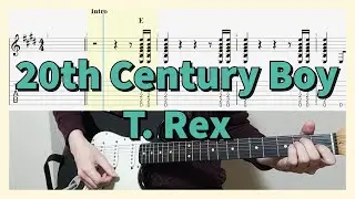 20th Century Boy - T. Rex Guitar Cover with Tab