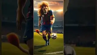 Messi vs lion hybrid animals #animals #shortfeed