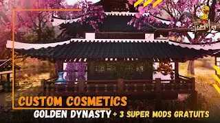 Mods Custom Cosmetics ARK Ascended &ndash; Golden Dynasty + 3 mods bonus gratuits ! 🌿⛏️🗿