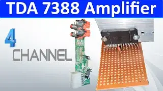 Tda7388 ic amplifier #diy