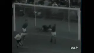 EURO-1968. Qualifiers. Group 7. France - Belgium - 1:1. Highlights.