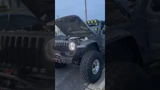 Demon Swapped Wrangler  #cars #srt #hellcat #jeep #dodge #dodgecharger #swap #392 #392hemi #boosted