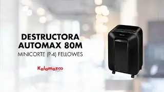 Fellowes Destructora Automax 80M P-4: seguridad y eficiencia en la destrucci&oacute;n de documentos