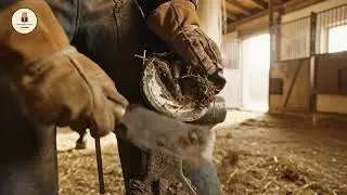 Deep Cleaning a Horse Hoof | Satisfying Farrier ASMR