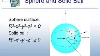 Geometric modeling. Lection №9.1  &ldquo;implicit&rdquo; curves, surfaces, and solids