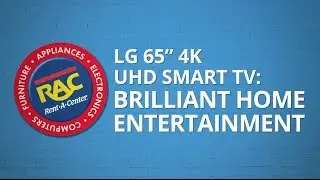 LG 65&rdquo; 4K UHD Smart TV Is Brilliant by Rent-A-Center