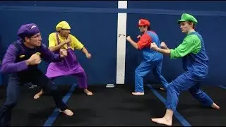 VIDEO GAMES IN REAL LIFE (INSANE PARKOUR & TRAMPOLINE)