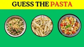 Guess The Types Of Pasta | Guess The Pasta Name | Pasta Quiz #quiz