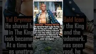 Yul Brynner &mdash; Broadway Bald Icon #facts #movie #hollywood #new #film #funny