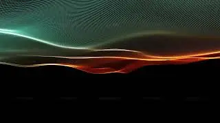 Abstract wave motion background. Looping 4K video.