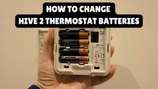 How to change Hive 2 Thermostat Batteries